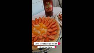 Ma recette mini tartelette aux fraises.