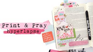 Print & Pray Hyperlapse | Love Letters from God