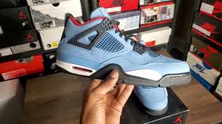 Travis Scott Jordan 4 Best Version Available Cross Da Water Review!!