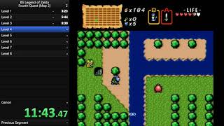 BS Legend of Zelda - Fourth Quest Any% Speedrun in 46:48