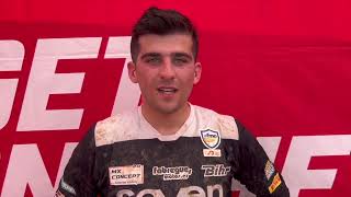 Declaraciones de Gerard Congost tras la primera jornada del EMX250 en Madrid 2024