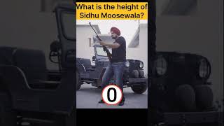 सिद्धू पाजी की लंबाई कितनी है? sidhu Moosewala height #shorts #sidhumoosewala #viral