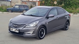 HYUNDAI SOLARIS 1.6 6AT 2014, видеообзор и замер толщиномером. 1100тр 902 860 5204звонить