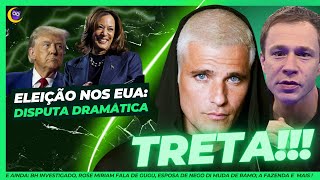 🦉#CorujãoDoMuka: TRETA ENTRE TIAGO LEIFERT E BRUNO GAGLIASSO, ELEIÇÃO NOS EUA, A FAZENDA e mais!