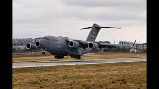 Spotting in Lviv (LWO). Boeing C-17A Globemaster III  (US Air Force)