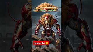 Ironman+lion new hybrid#lion #ironman #hybrids #animals #shortsfeed #shorts #incredible #creatures