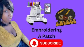 Embroidering Patches with My 6 needle # embroidering