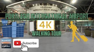 Portland International Airport ✈️ (PDX) | 4K Walking Tour | Feb 2022