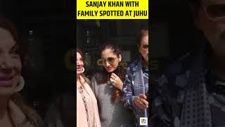 Actor Sanjay Khan With Family Spotted At Juhu Mumbai | Dekh News | #Shorts