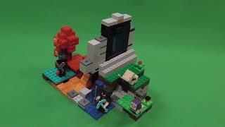 Портал в Майнкрафт Лего. Лего Майнкрафт. Lego. Minecraft. Lego21172