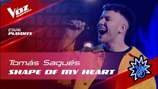 #TeamLali - Tomás Sagués - “Shape of My Heart” - Playoffs - La Voz Argentina 2022