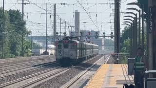 NJT and Amtrak Evening Rush action at Linden, NJ with 4636 and Amtrak 642! 7/8/24