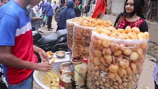 ৯০ হাজার টাকা ইনকাম প্রতি মাসে ! ফুচকা, ভেলপুরি বিক্রি করে ! ! Bangladeshi street food