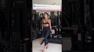 Kim Kardashian Reveals Wild Exercise Technique!  #celebrity #viral