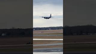 A C-130 Hercules taking off! The bird was formerly in Savannah and now has a home at New Castle, DE