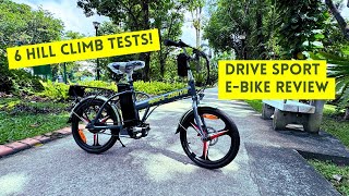 E-BIKE REVIEW! I Ride the Drive Sport E-bike over 6 Hills! / LTA Approved