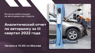 Аналитический отчет по авторынку за III квартал 2022 года | Gruzdev Analyze & FIT SERVICE