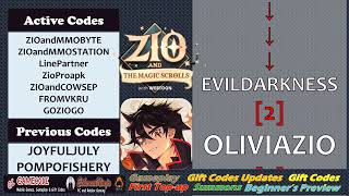 10th New Gift Code Update Zio and Magic Scrolls