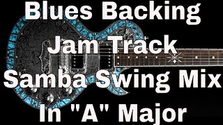 Blues Backing Track in A Major