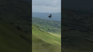 LOW-FLYING Military aircraft Screaming Through the Mach Loop  #aviation #photography #Machloop #raf