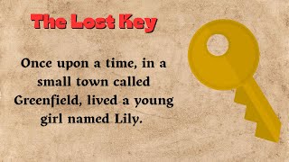 The Lost Key ⭐ Level 1 ⭐ Learn English Through Story • Listening English Story • Audiobook Reader