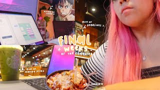 ✏️ finals week: lots of assignments and matcha lattes bc starbucks is my home now (vlog) 🍵