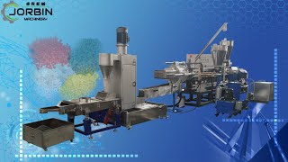 TSSK75 twin screw extruder PP PE compounding Caco3 filler pelletizer granulation plant machine