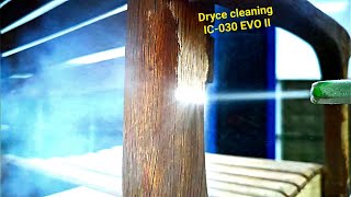 Stripping old coatings from a special chair with Dryce!