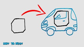 How To Draw : car light painting tutorial _ drawing and painting