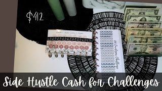 Cash Stuffing Savings Challenge with $412