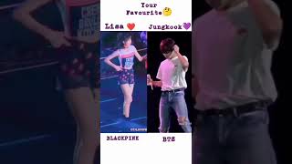 Lisa vs Jungkook tik tok || Jungkook vs Lisa WhatsApp status #blackpink #bts #lisa #jungkook