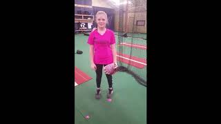 Emily drills for elbow catching at hip