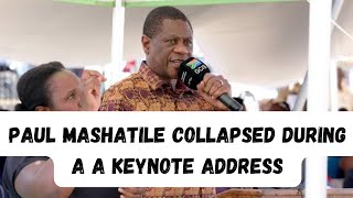 Deputy President Paul Mashatile Collapsed: Unseen Footage