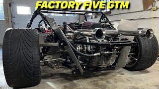 Our Factory Five GTM Gets Exhaust, Brakes, and Fluids!!!