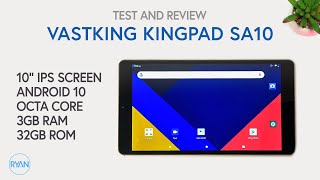 Vastking KingPad SA10 TABLET REVIEW - Android 10, Octa-Core, 10" Tablet (2021)