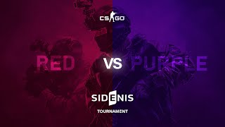 🔴 Финал | Sidenis кибертурнир по CS GO | Red vs Purple