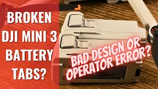 Broken DJI Mini 3 Battery Clips?....my experience and a DIY solution.