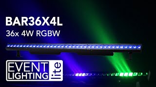 Event Lighting Lite - Introduction to the BAR36X4L