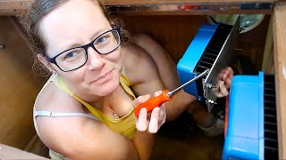 VICTRON ORION DC-DC CHARGER INSTALL | Sailboat Story 215