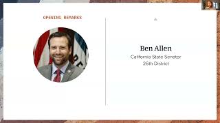 2nd Los Angeles Urban Soil Symposium - Opening Remarks  - CA State Senator Ben Allen