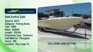 2006 Sailfish 2360