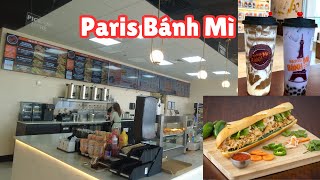 REVIEW NHÀ HÀNG PARIS BÁNH MÌ Mới ở Kissimme gần Disney, FL | Có Nhiều Món Ngon 🧋🍵