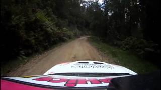 SS2 Onboard - Adam Casmiri / Sam Hill - Mitsubishi Lancer Evo VI - 2012 Rally Victoria