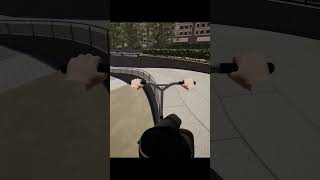 This Skinny Curved Rail Is Stupidly Hard... #scoot #scooter #scootering