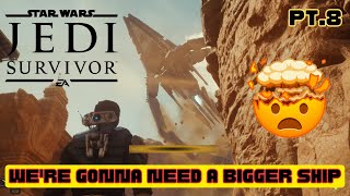 Star Wars Jedi Survivor Walkthrough Gameplay Part 8 | Cal Kestis vs Trident Class Assault Ship