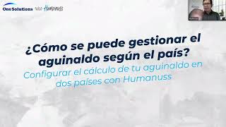 Webinar Humanuss - Cálculo automático de aguinaldo con Humanuss