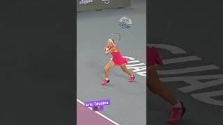 Golpes de Victoria Azarenka serve, forehand, backhand and footwork! #tennis #shorts #теннис