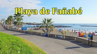 COSTA ADEJE, TENERIFE, PLAYA FANABE, BEACH WALK