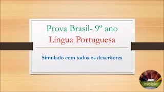 Aulão de interpretação de texto - Prova Brasil