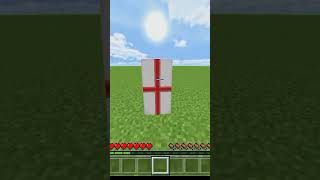 Making England Flag in Minecraft #viral #shorts #youtubeshorts #shortfeed